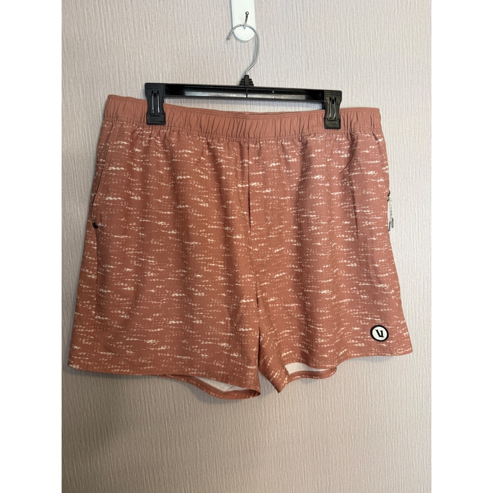 Vuori Men's Cape Shorts Unlined Inseam 6" Pink Size XL